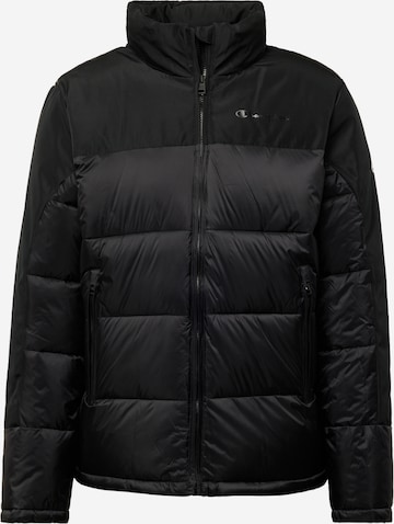 Champion Authentic Athletic Apparel Φθινοπωρινό και ανοιξιάτικο μπουφάν σε μαύρο: μπροστά