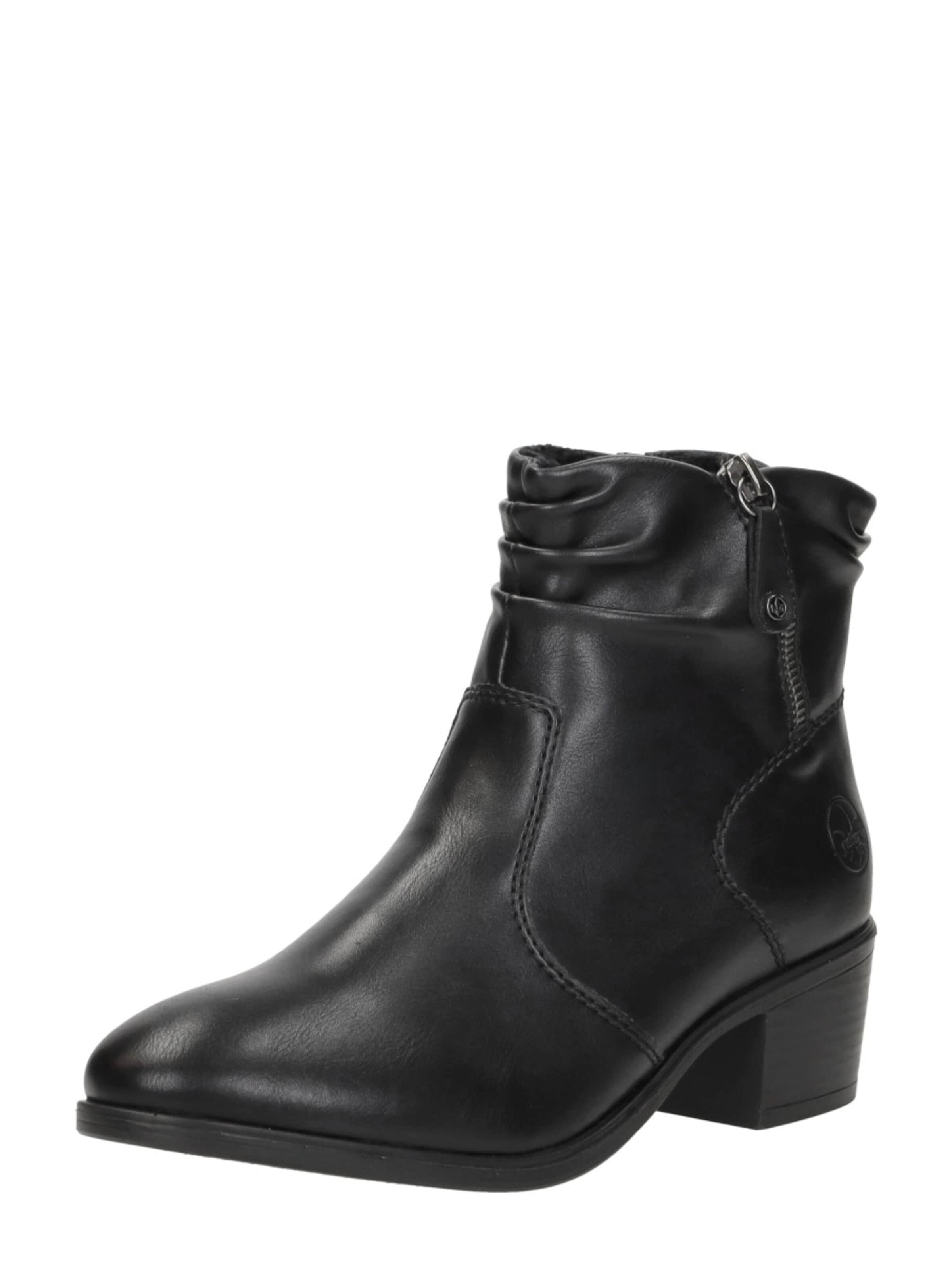 Boots 'Enkellaarsjes Hak' Rieker en noir