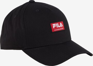 FILA Шапка с козирка 'BRIGHTON' в черно: отпред