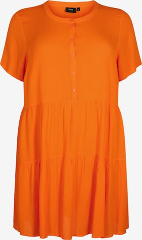 Zizzi Dress 'WISMA' in Orange: front