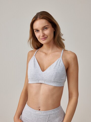 SNOCKS Bustier BH in Grijs: voorkant