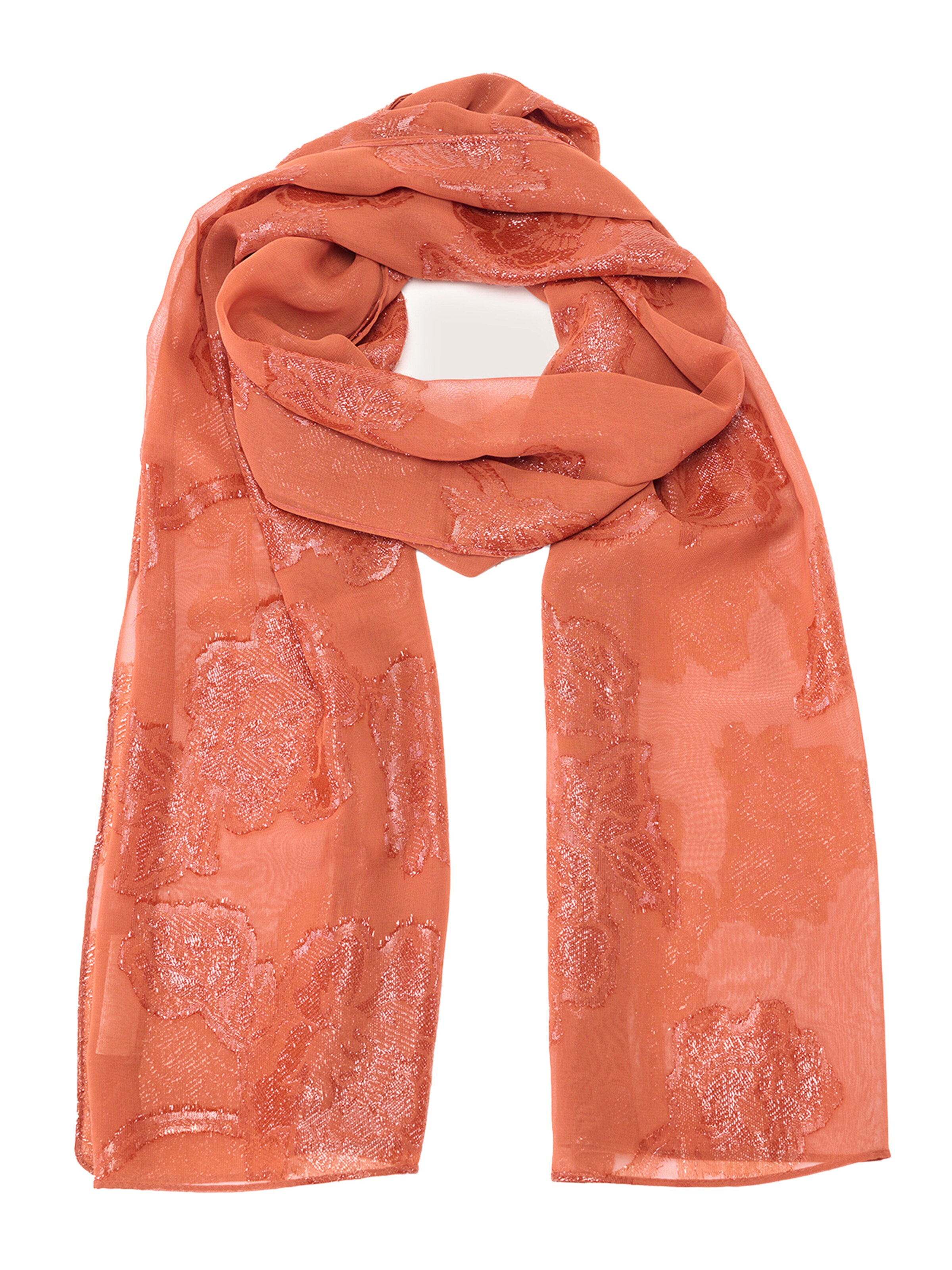 Sciarpa di Camomilla Italia in marrone: frontale