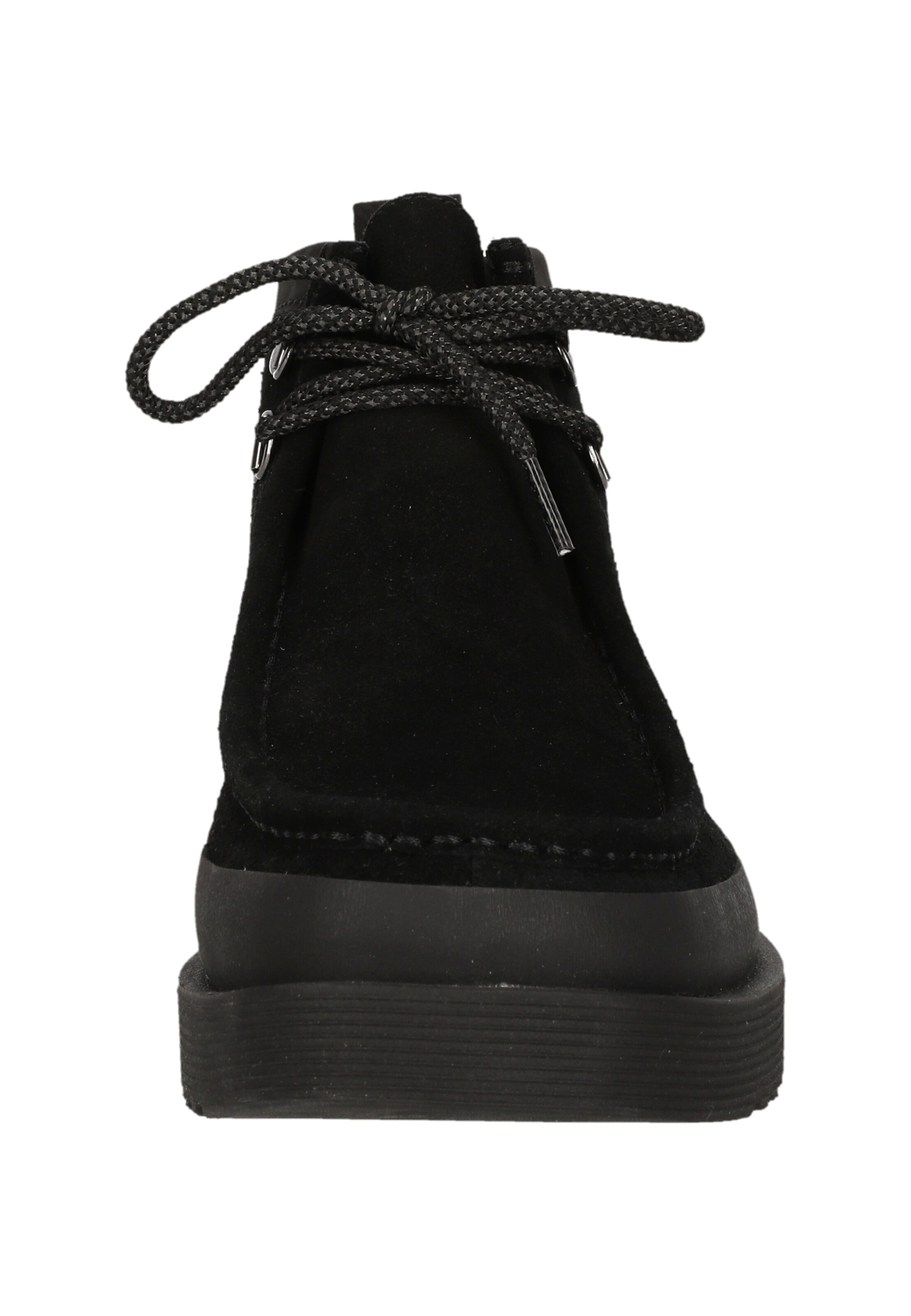 CLARKS Veterlaarzen 'Wallabee FTR2 High' in Zwart