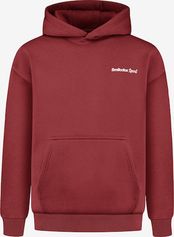 Smilodox Sweatshirt 'Fortes' in Rot: Vorderseite