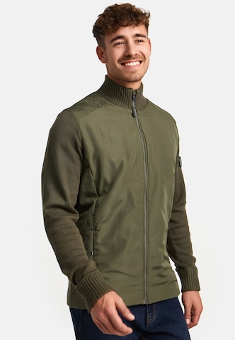 INDICODE JEANS Between-season jacket 'Twix' in Green