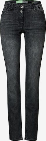 CECIL Regular Jeans in Black: front