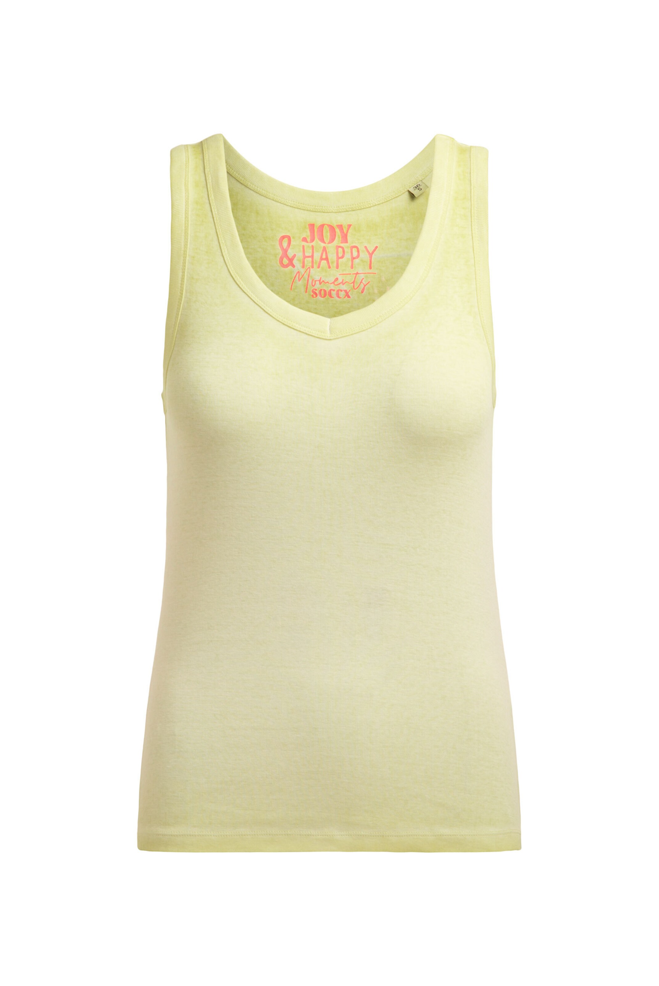 Soccx Top in Yellow: front