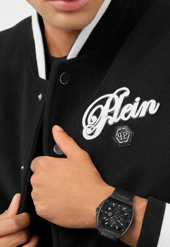 Philipp Plein Watches Analoog horloge ' HEXAGON PHANTOM ' in Grijs: voorkant