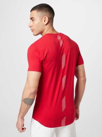 Superdry - Camiseta funcional en rojo