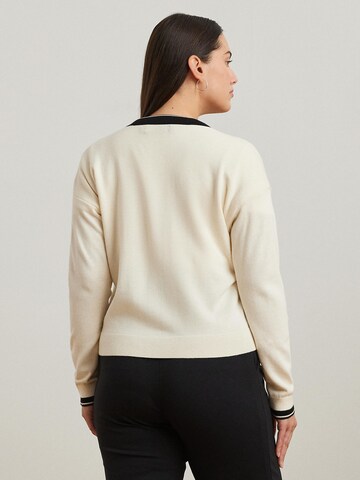 Cardigan Lauren Ralph Lauren Plus en beige