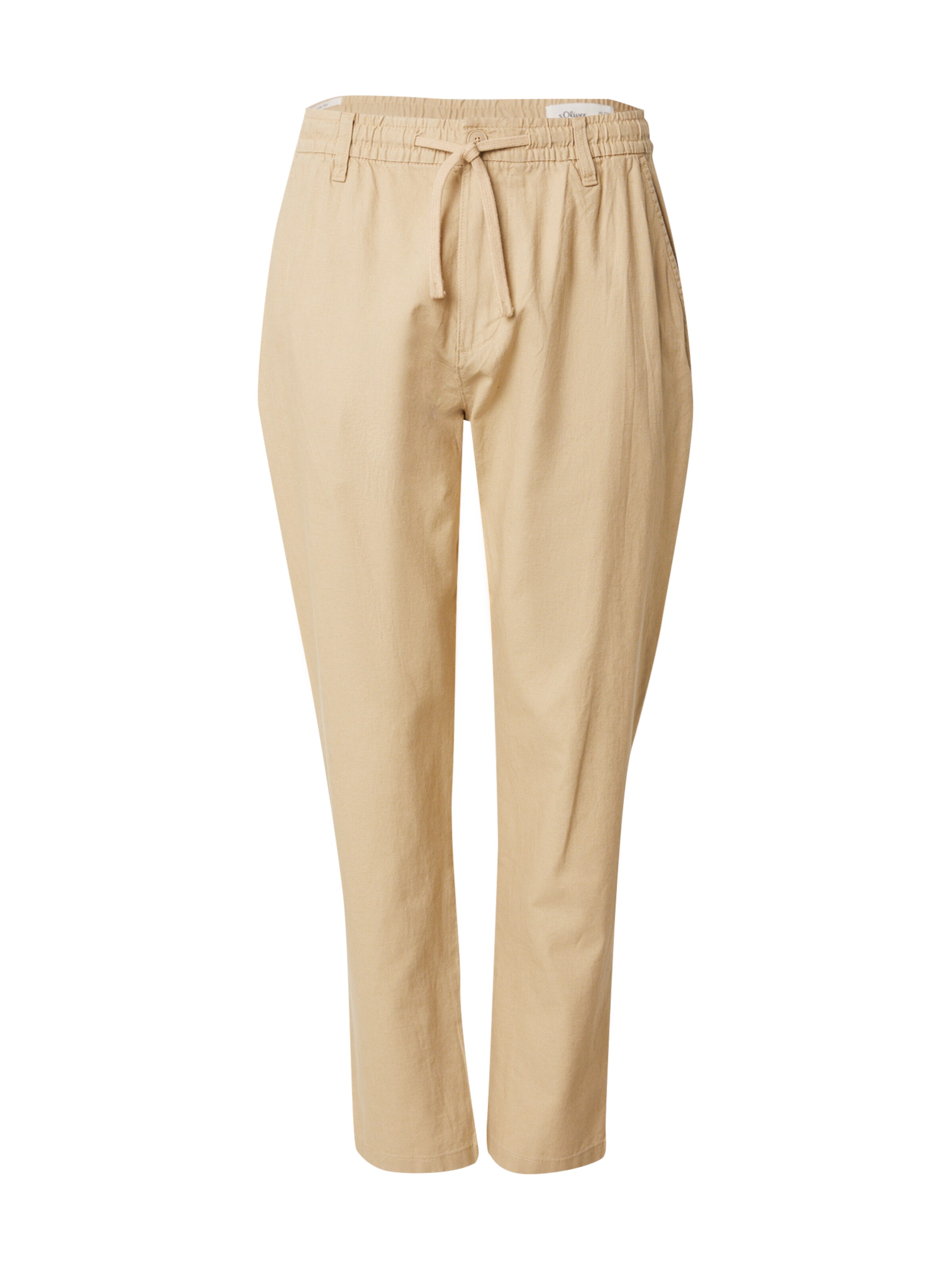 s.Oliver Regular Broek in Beige: voorkant