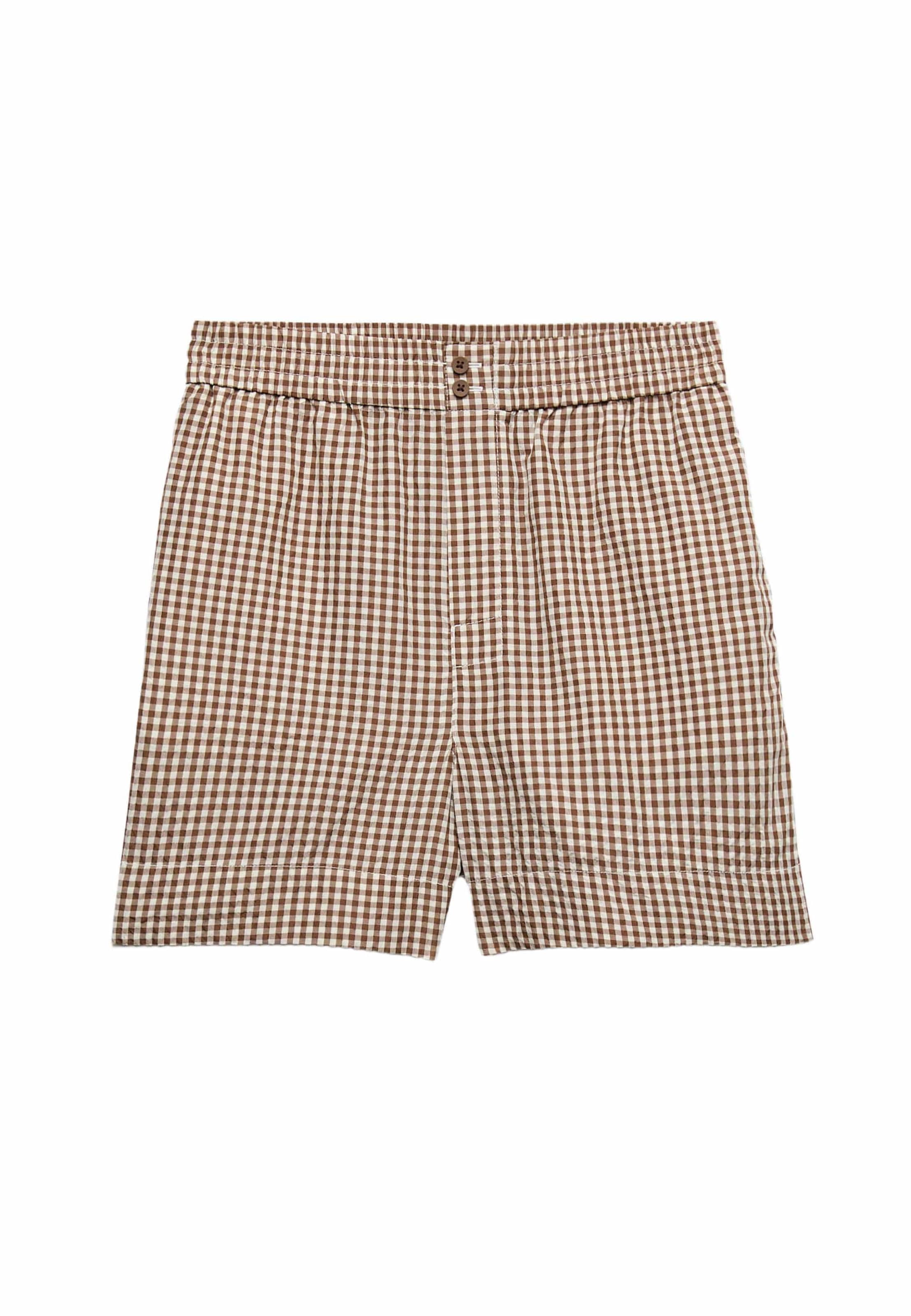 Marks & Spencer Regular Pants in Brown: front