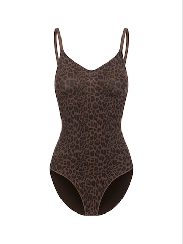 Body modelant 'Bodysuit Sculpting Shapewear mit Slip' cfab en marron : devant
