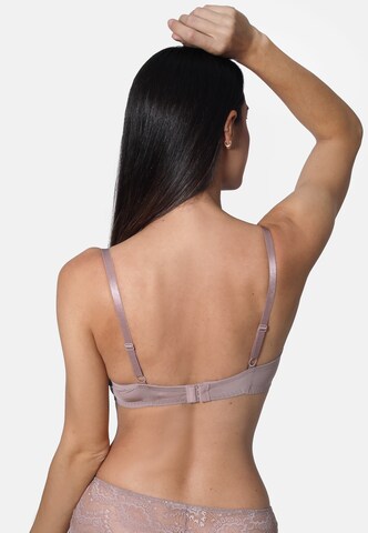sassa T-shirt BH 'TEMPTING NETTING' in Beige