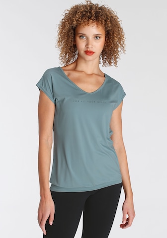 FAYN SPORTS Funktionsshirt in Blau: Vorderseite