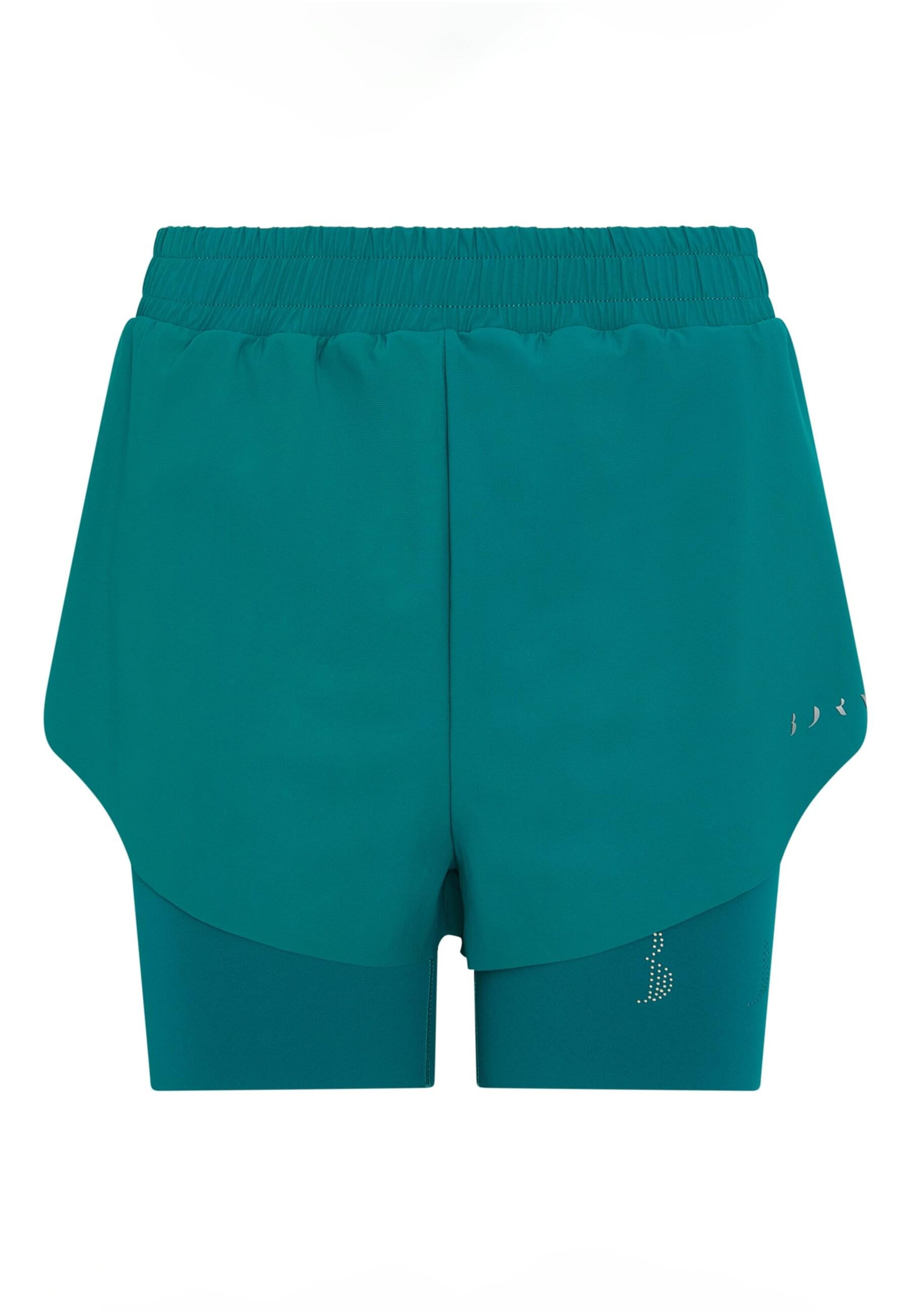 Born Living Yoga Sportbroek 'Bikila' in Groen: voorkant