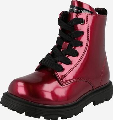 TOMMY HILFIGER - Botas en rojo: frente