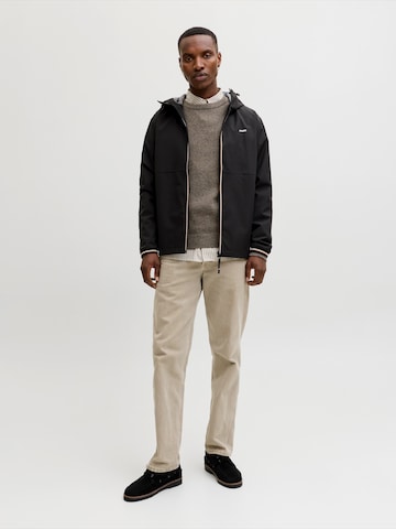 JACK & JONES Φθινοπωρινό και ανοιξιάτικο μπουφάν 'JPRBLUALVES' σε μαύρο