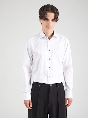 Slim fit Camicia di ETON in bianco: frontale