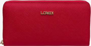 L.CREDI Wallet 'Poema' in Red: front
