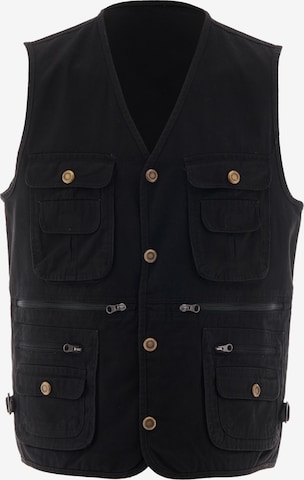 TALOON Vest in Black: front