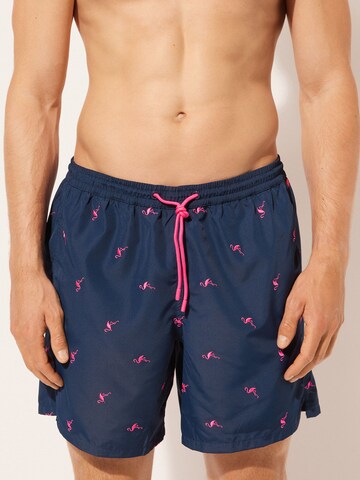 CALZEDONIA Regular Badeshorts in Blau: Vorderseite