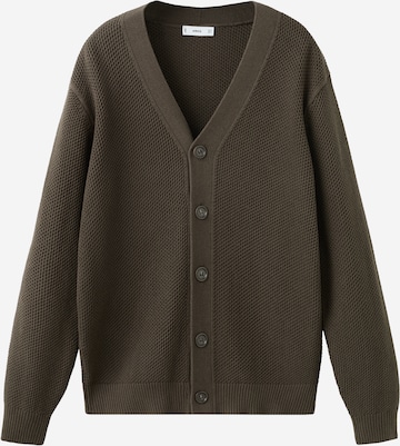 MANGO MAN Neuletakki 'Salsa' värissä ruskea: etupuoli