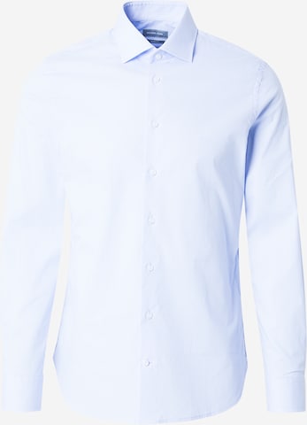 Slim fit Cămaşă business de la Michael Kors pe albastru: față