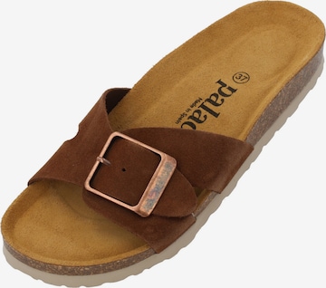 Palado Pantolette 'Palado Tinos Premium Leather' in Braun: Vorderseite