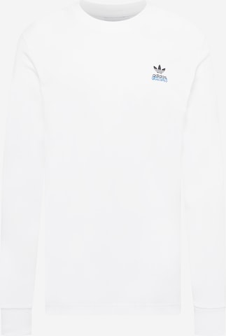 ADIDAS ORIGINALS Тениска 'Graphics Unite' в бяло: отпред