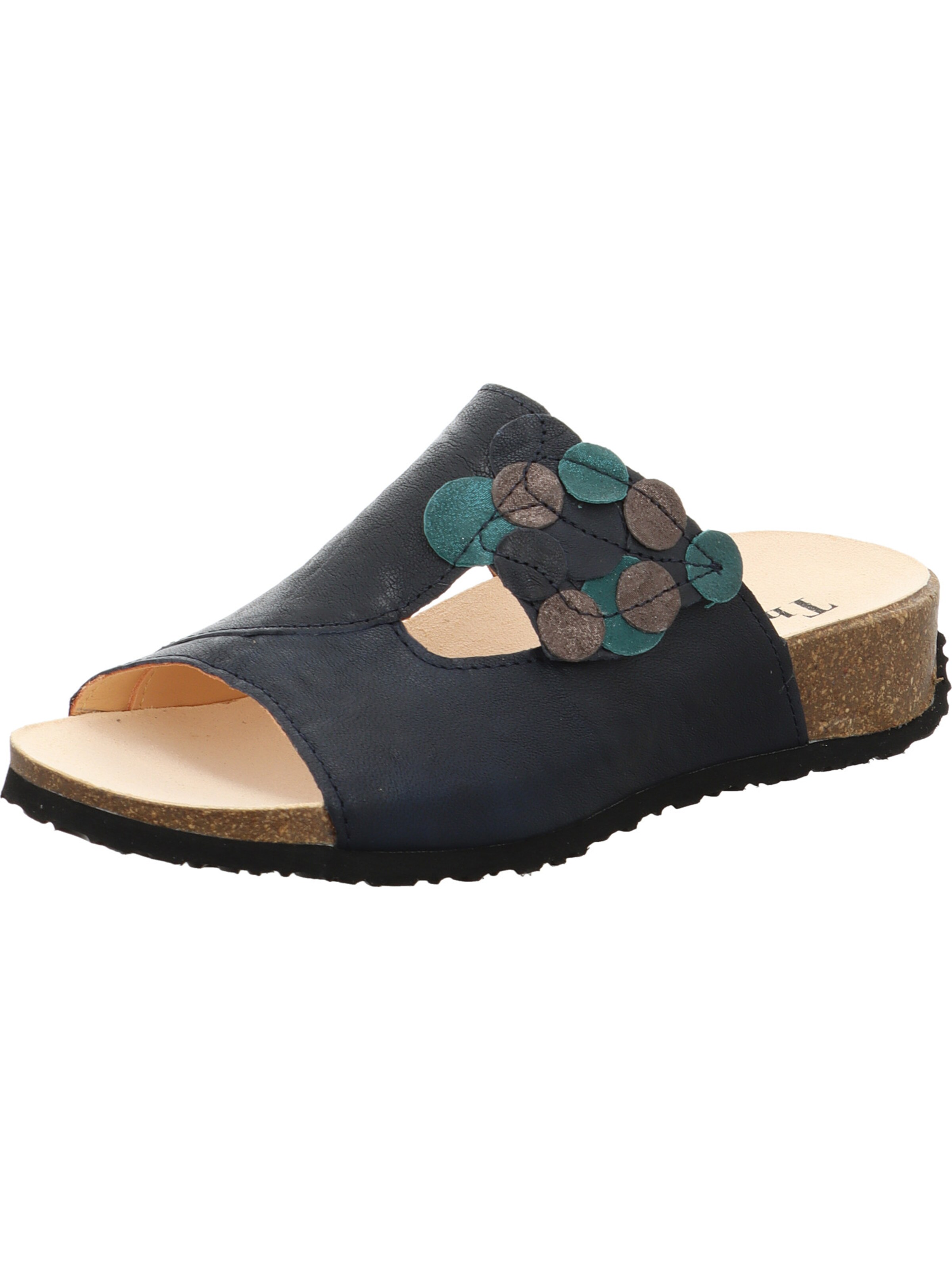 THINK! Mules 'Mizzi' in Blue: front