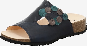 THINK! Mules 'Mizzi' in Blue: front