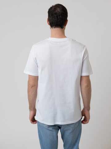 Bavarian Caps Shirt 'Bavarian Burger' in White