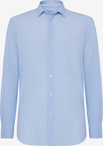 Boggi Milano - Slim Fit Camisa clássica em azul: frente