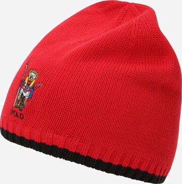 Polo Ralph Lauren Müts, värv punane: eest vaates
