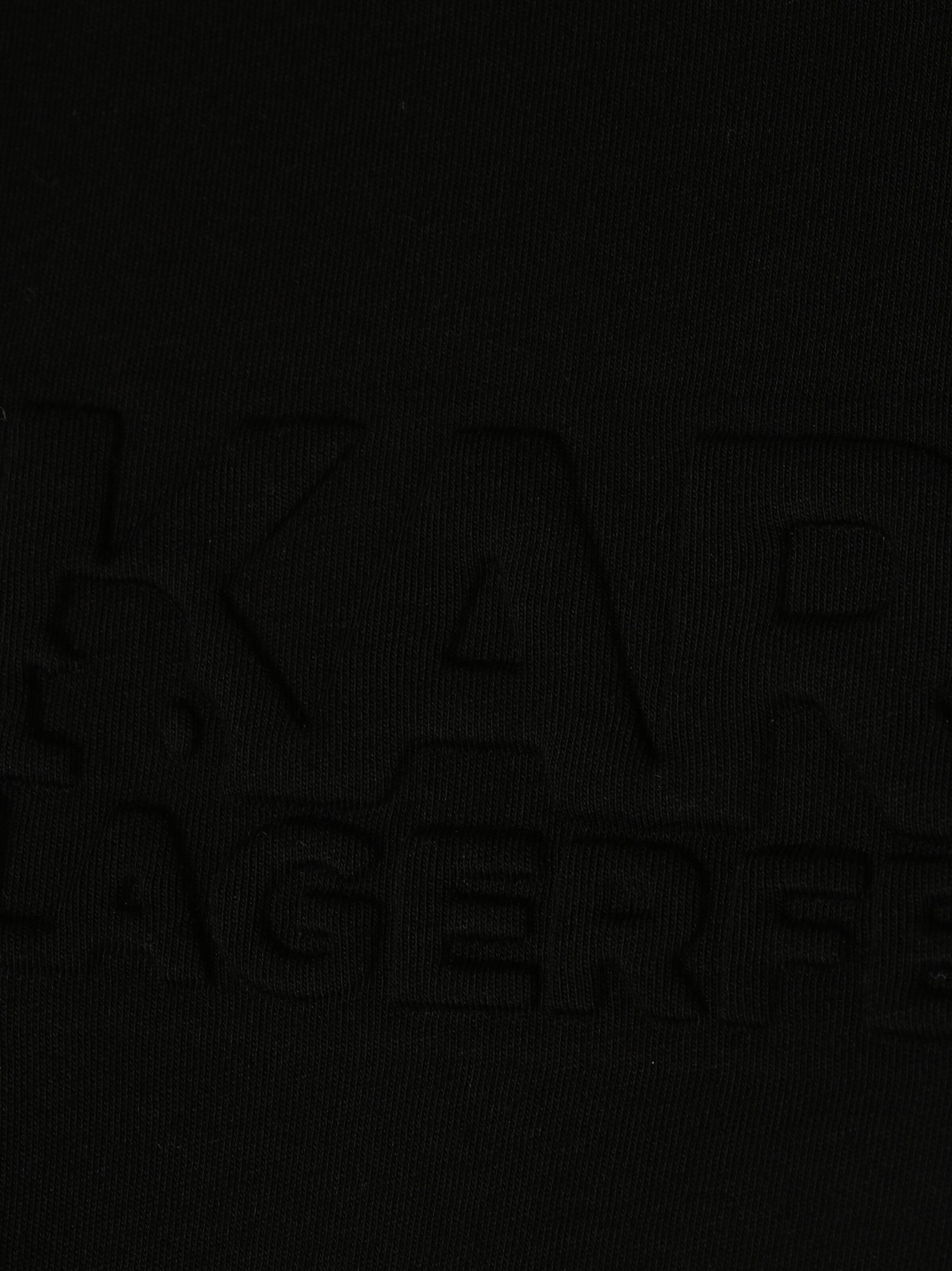 Männer Shirts Karl Lagerfeld T-Shirt in Schwarz - ZU57238