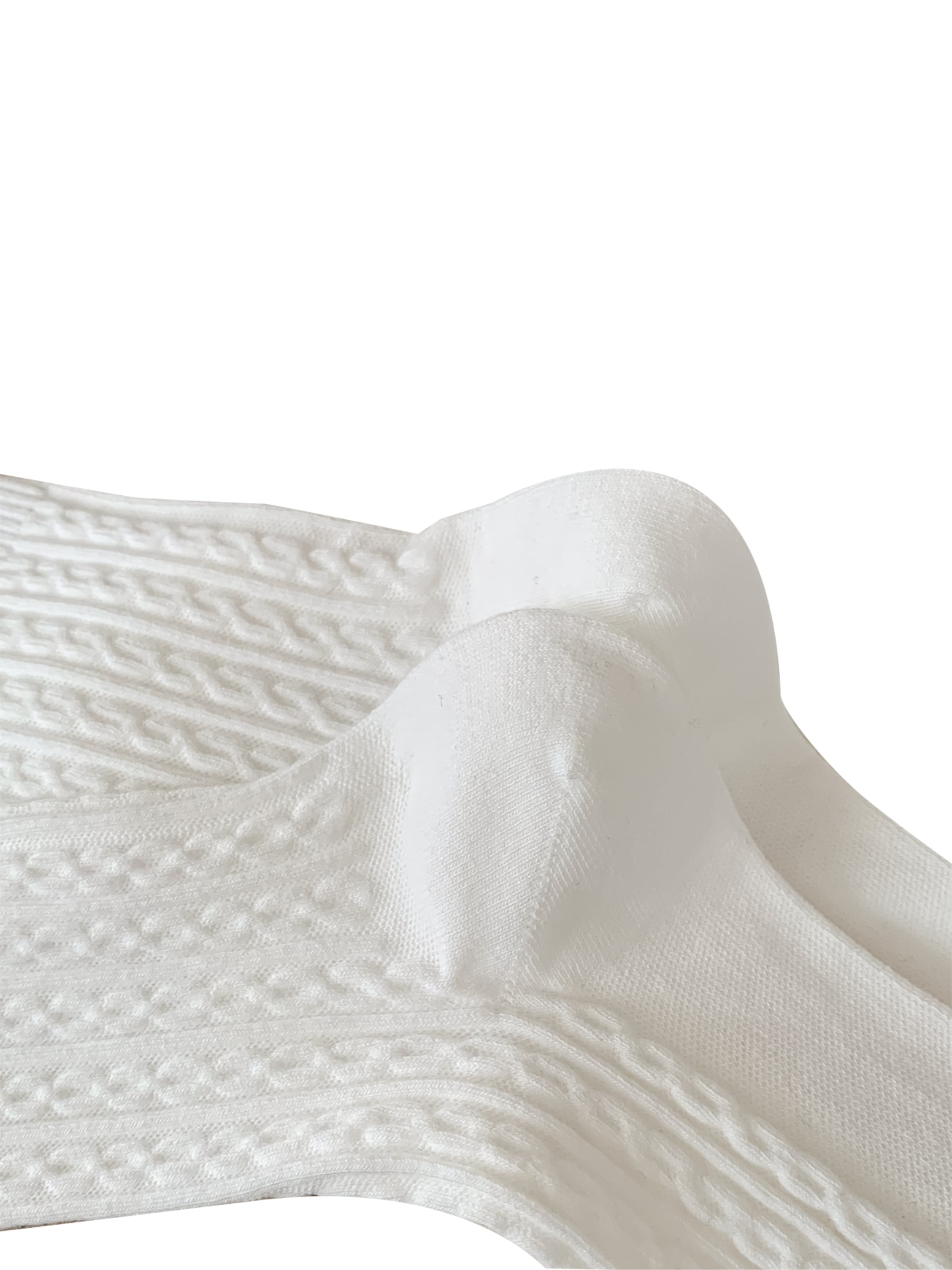 Millo Socks 'Cosy Twist' in White