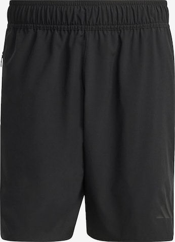 ADIDAS PERFORMANCE - Pantalón deportivo 'Ttro Travel' en negro: frente