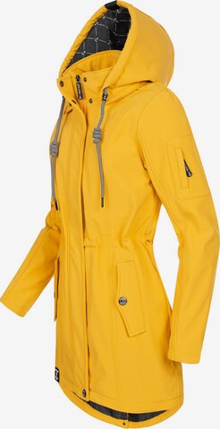 Manteau fonctionnel Peak Time en jaune