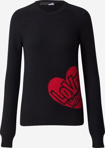 Love Moschino - Jersey en negro: frente