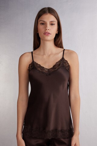 INTIMISSIMI Pajama Shirt in Brown: front