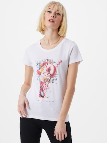 Tricou 'Freakshake' de la EINSTEIN & NEWTON pe alb: față