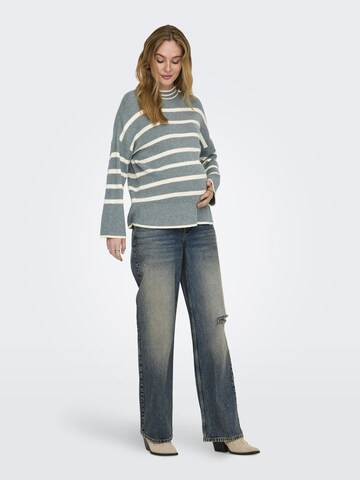 Only Maternity Sweater 'IBI' in Blue