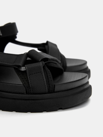 Sandales Pull&Bear en noir