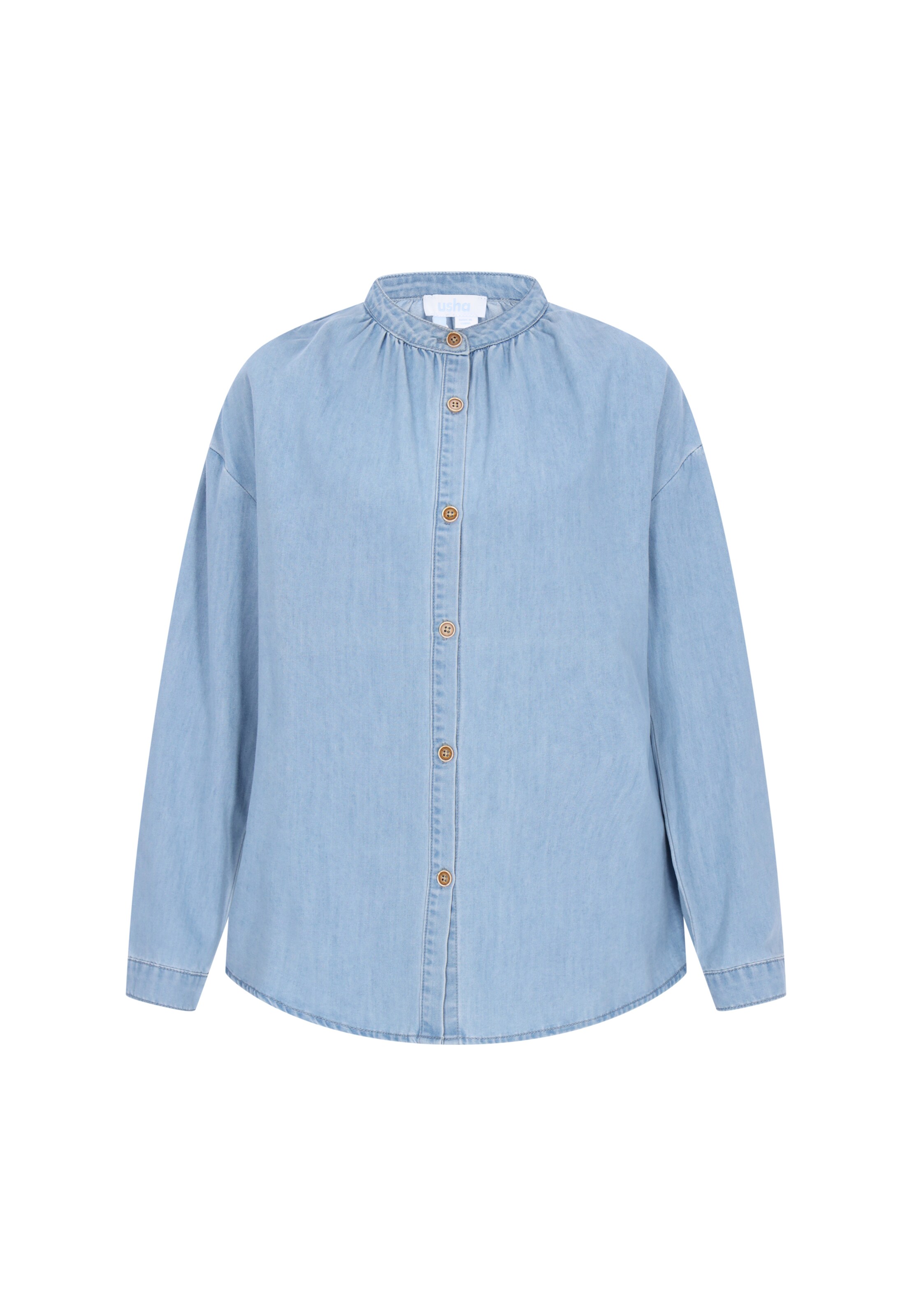 usha BLUE LABEL - Blusa em azul: frente