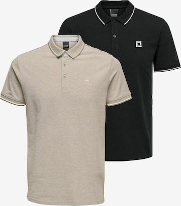 Only & Sons Shirt 'Onsefletcher' in Schwarz: Vorderseite