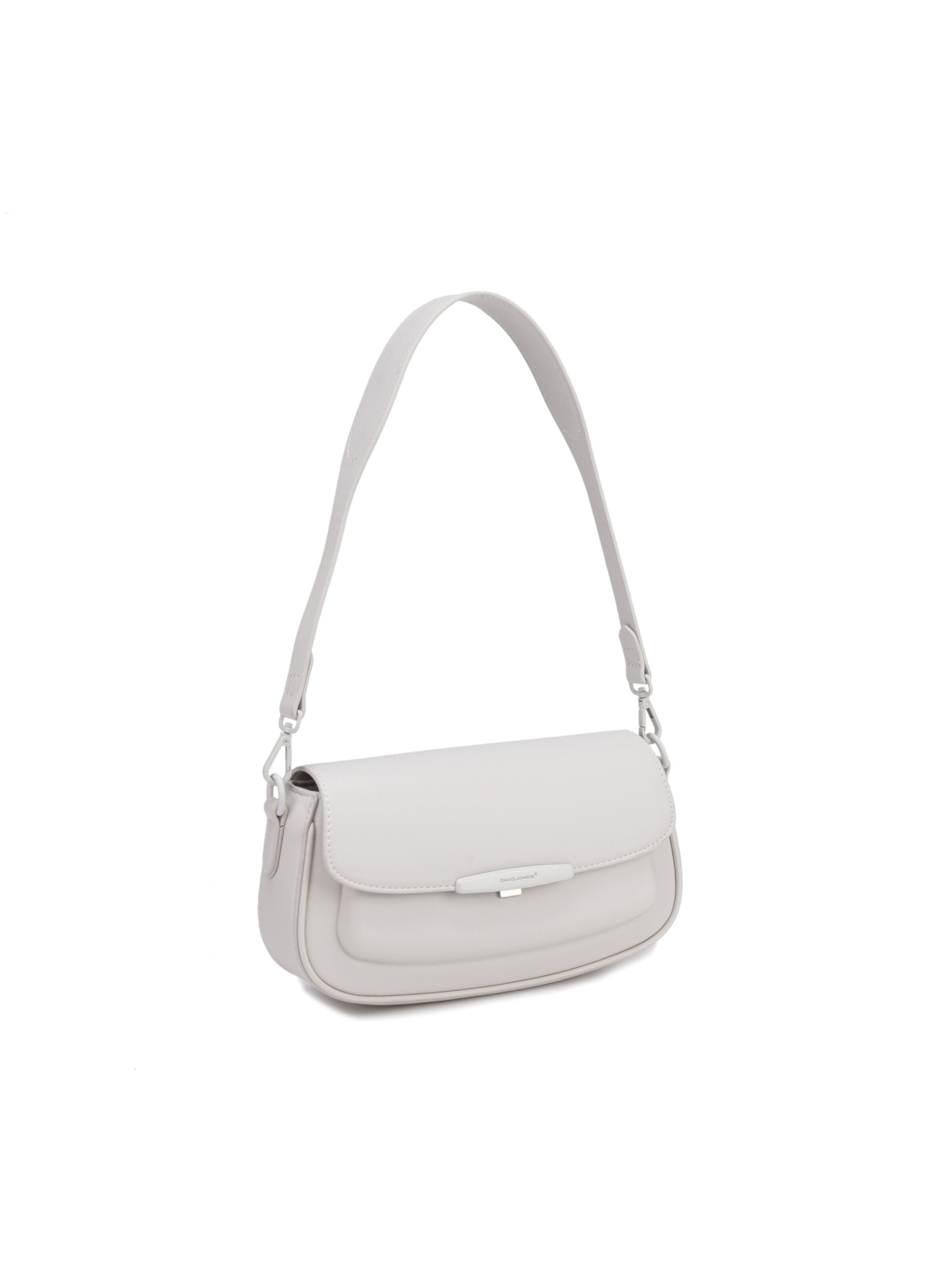 Borsa a spalla 'Borsa a Spalla Baguette David Jones Ecopelle con Chiusura Magnetica' di David Jones in beige