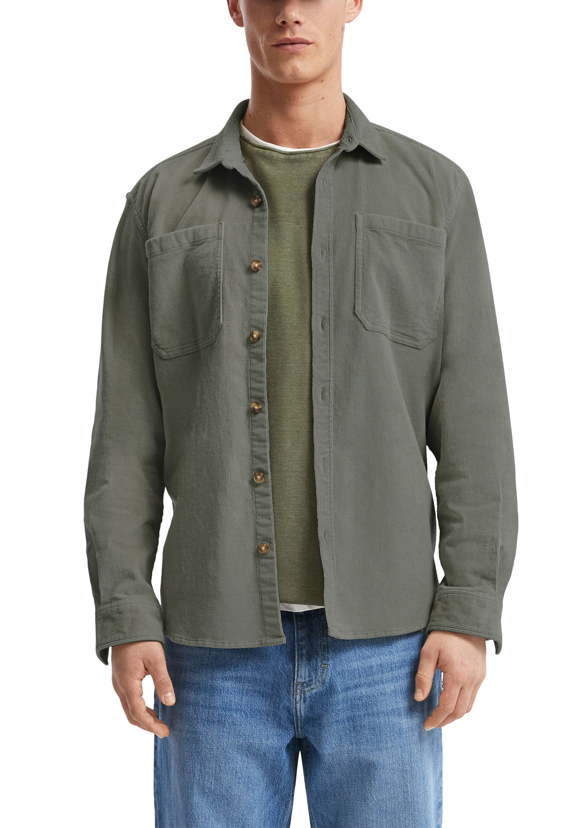 QS Comfort Fit Hemd in Grün