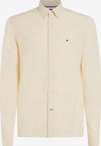 TOMMY HILFIGER Button Up Shirt in Beige: front