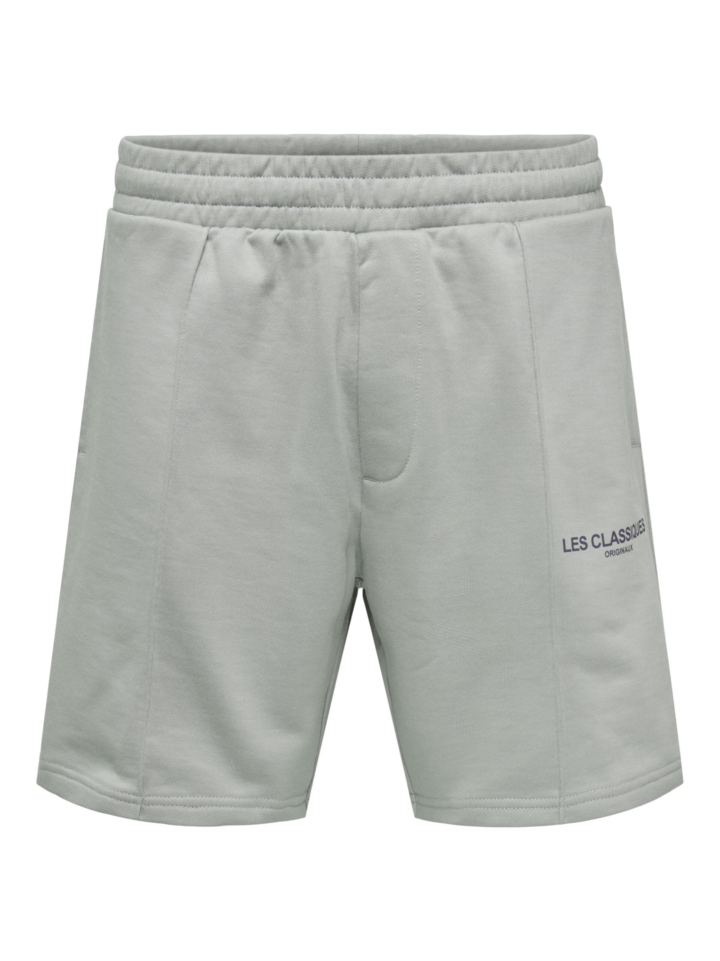 Only & Sons Shorts 'Les Classiques' in Grau: Vorderseite